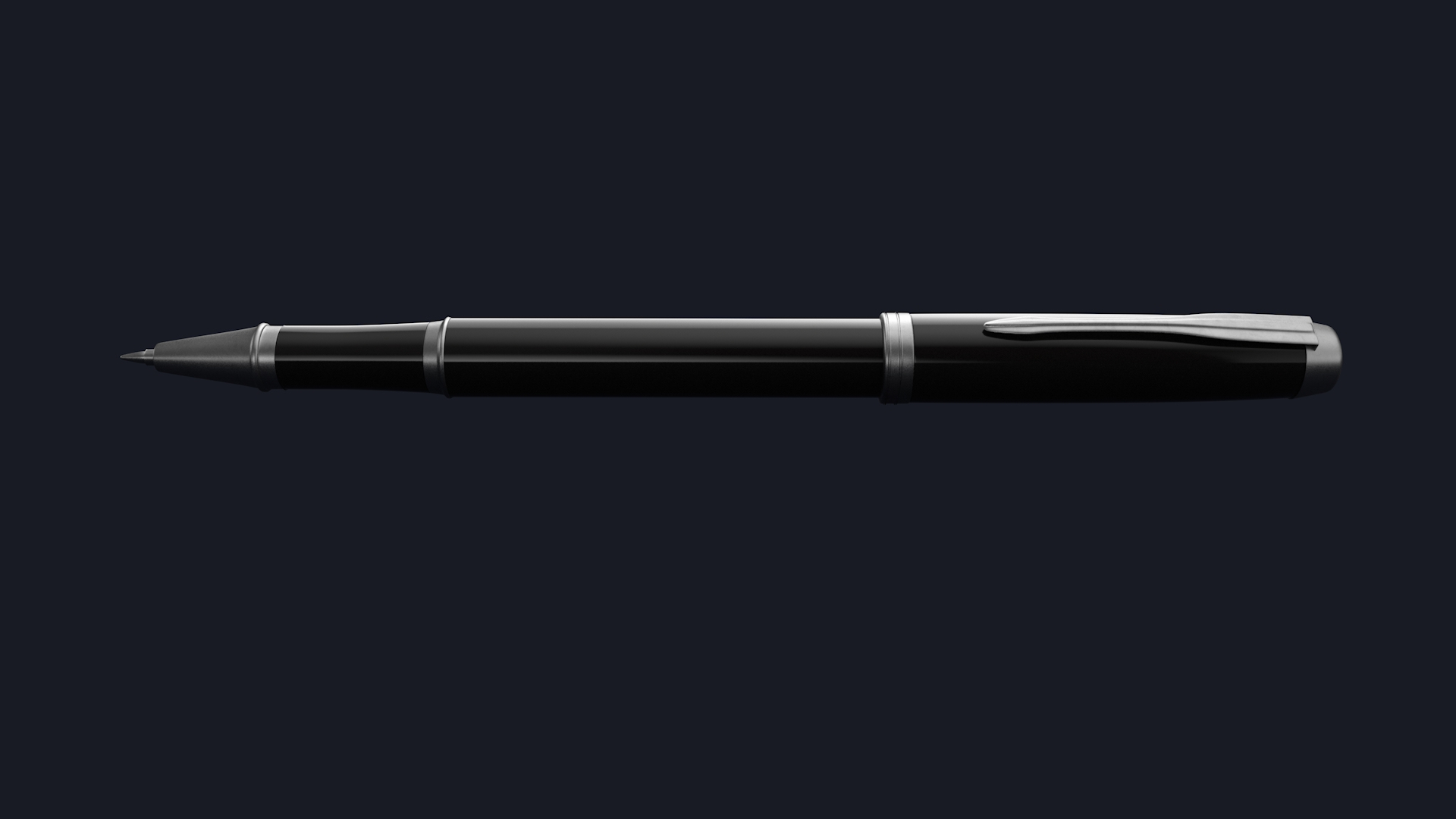 Silver Black Pen model https://p.turbosquid.com/ts-thumb/dL/15WXFx/hi/tt/jpg/1649692660/1920x1080/turn_fit_q99/b710a42664178e4718c0bf12b6a8aec5a6f619a1/tt-1.jpg