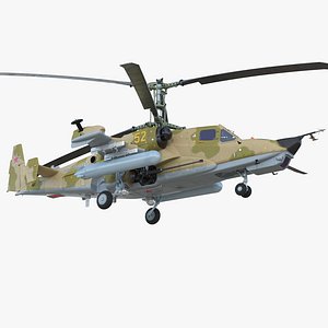 Attack Helicopter Kamov KA-50 Black Shark