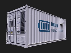 Solar Cell Thermal Energy Storage System 3D model