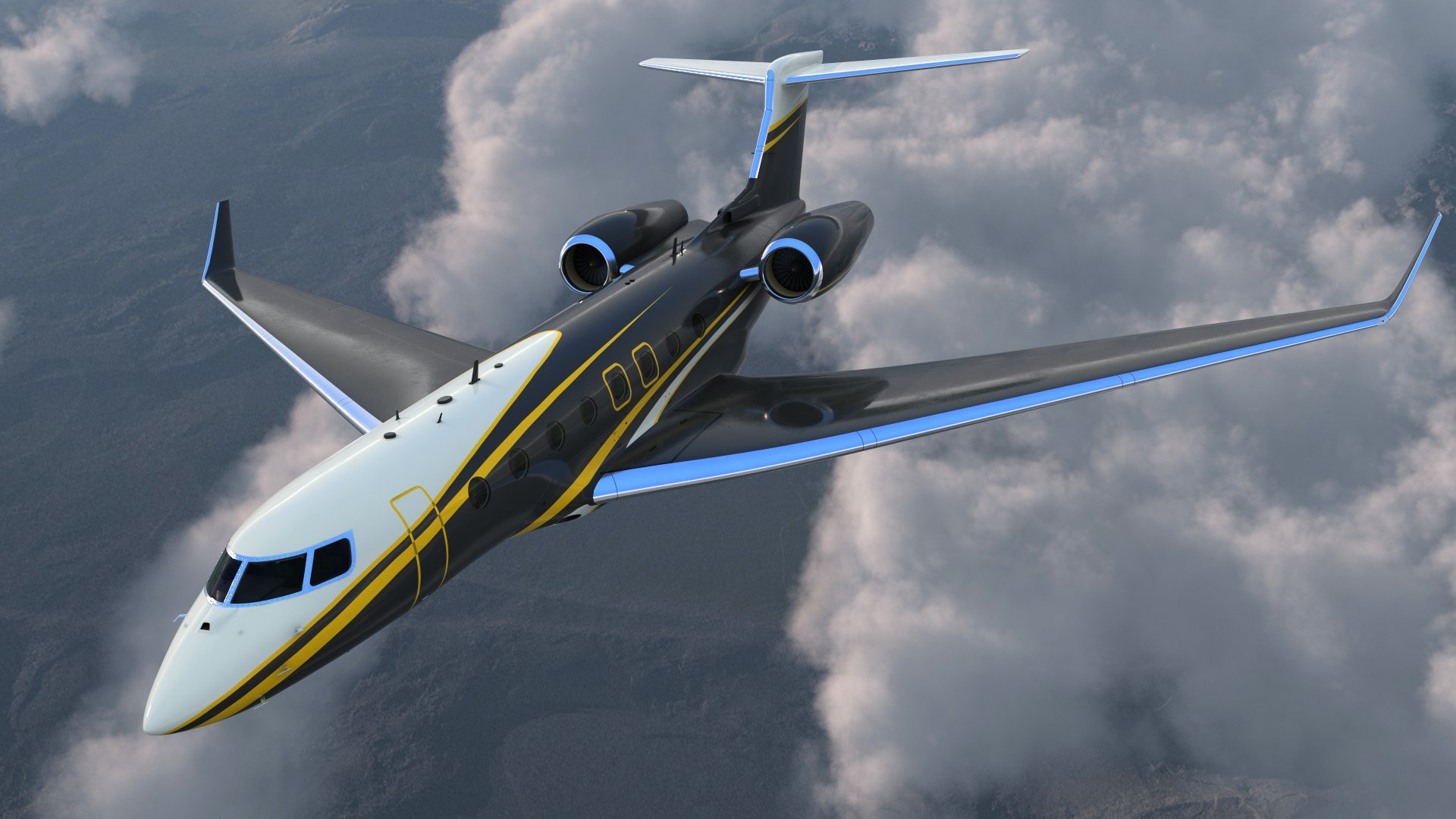 3D Large Private Jet Flight - TurboSquid 1978854