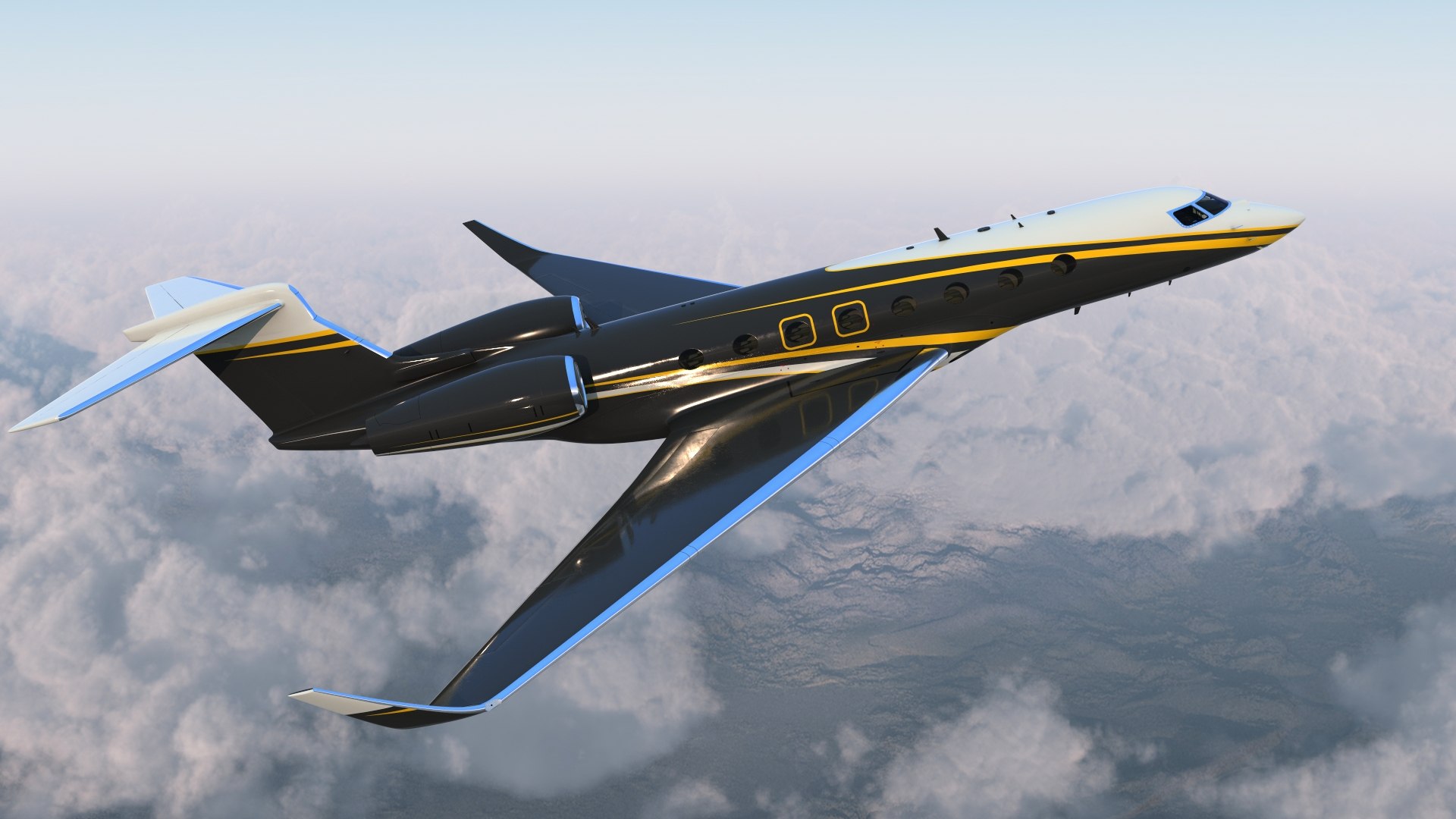 3D Large Private Jet Flight - TurboSquid 1978854