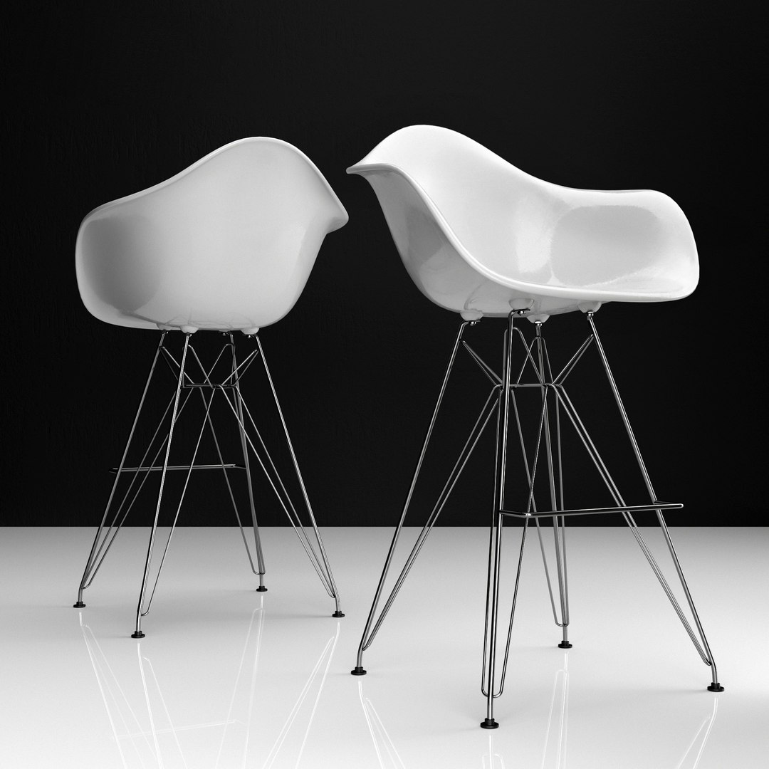 Eames Plastic Chair 3D Model TurboSquid 1497636