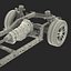 suv chassis frame 3 3ds