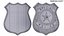 Colección de placas de policía
