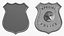 Colección de placas de policía