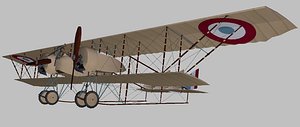 caudron world war 3D model