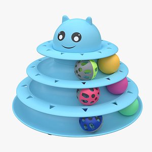 3D Cat Toy Roller Turntable