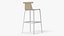 modern bar stool chairs 3D