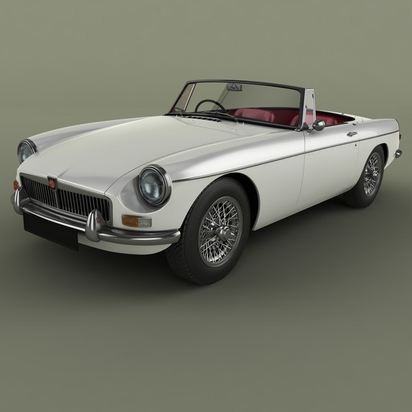 3d model 1962 mg mgb