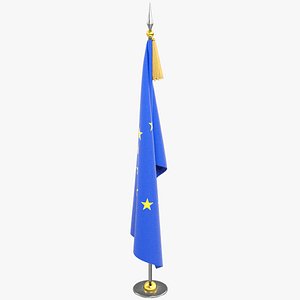 3D model Flag of Europe V2