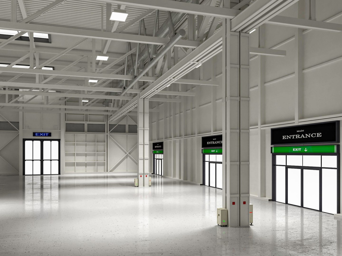 Exhibition Hall 32 3D Model - TurboSquid 2187580