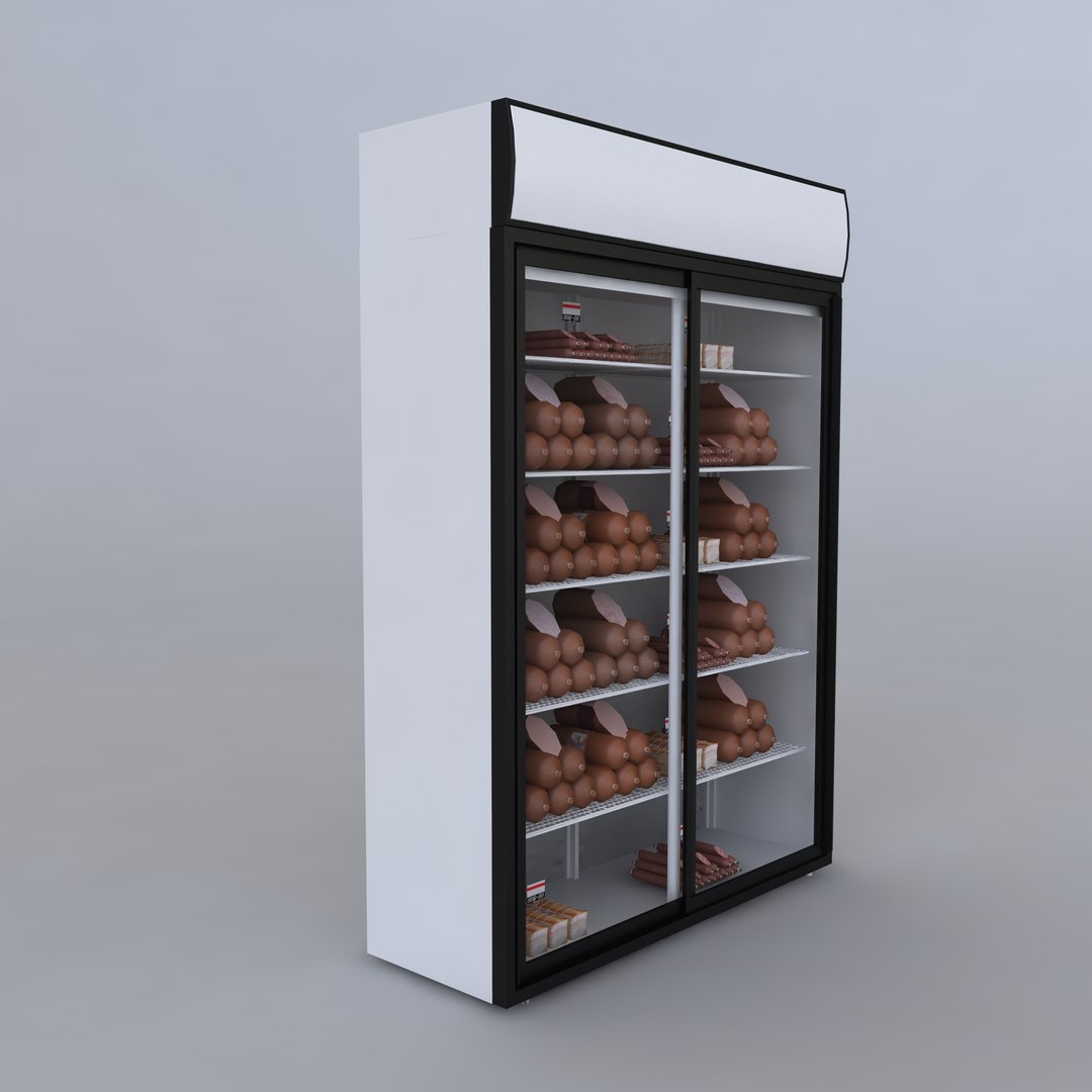 3d refrigerator model