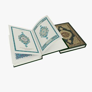 ANIMATED HOLY QURAN - HOLY BOOK 3D model