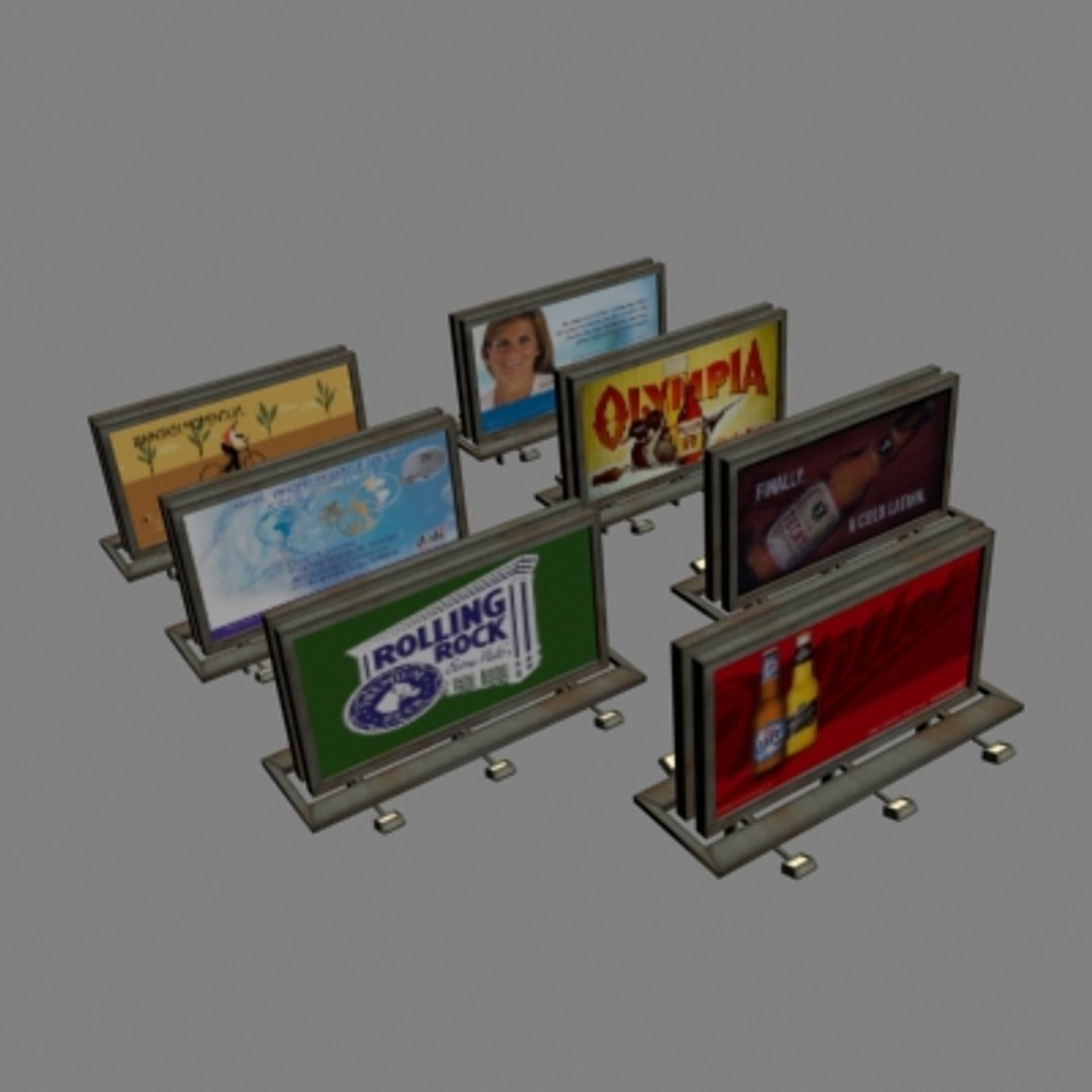 3d Billboards Model