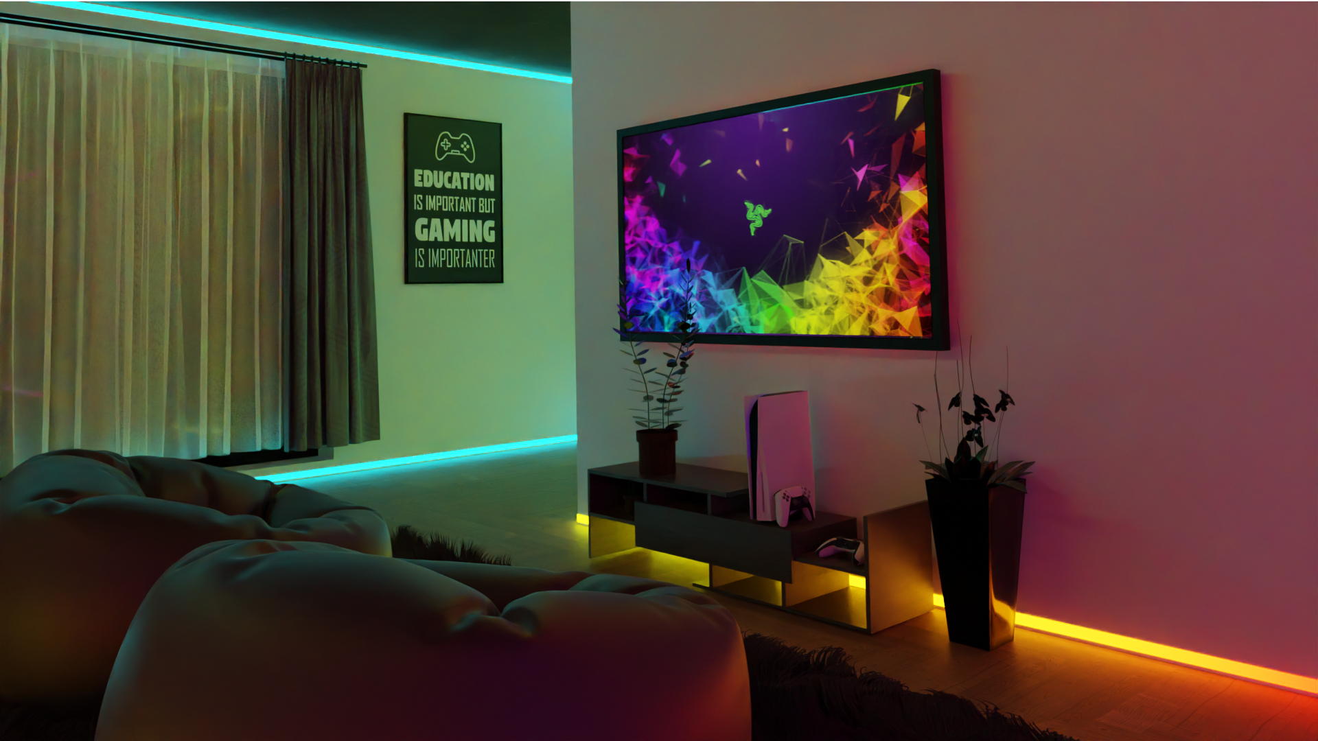 3d Gaming Room - Turbosquid 1791851