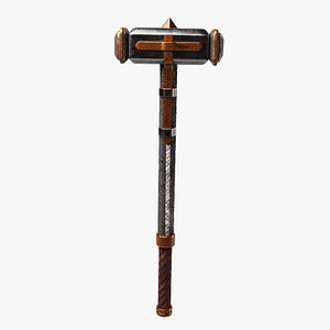 War Hammer Stylized 3D Model 3D model