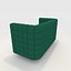 Sofa 2 Seater 8 3D model
