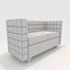 Sofa 2 Seater 8 3D model