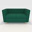 Sofa 2 Seater 8 3D model