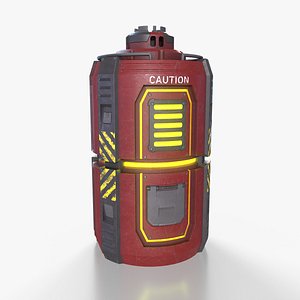 3D Sci-fi  Barrel