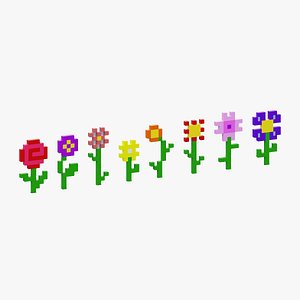 Pixel Flowers