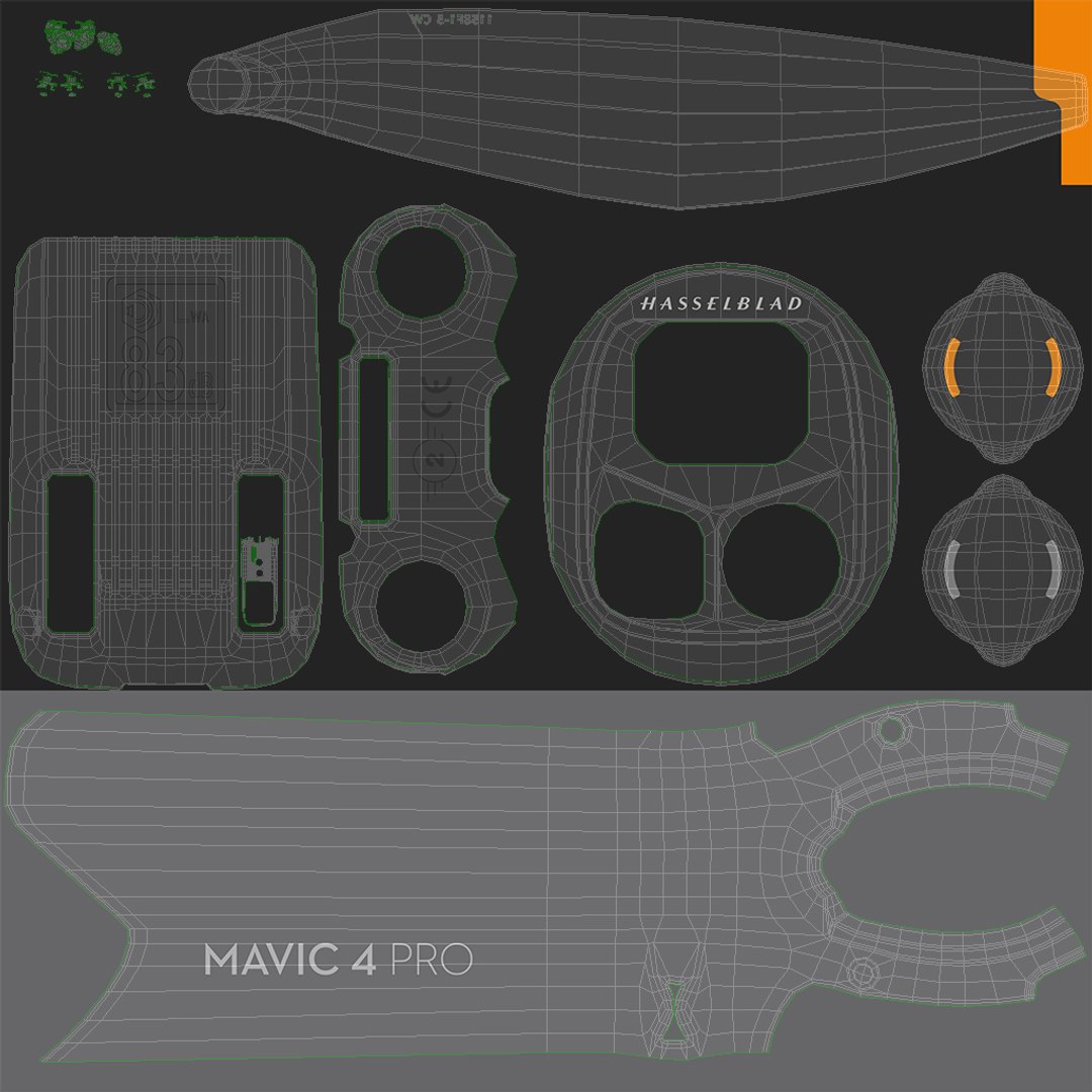 3D DJI Mavic 4 Pro Model - TurboSquid 2422059