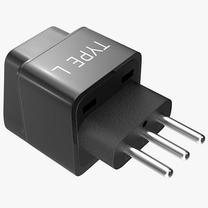 Type L Universal Plug Adapter Black model