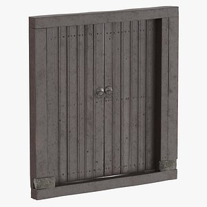 19th Century Bulgarian Village Door 01