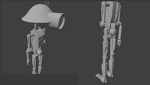 Pit Droid 3D model