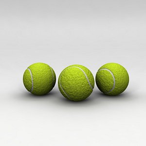 3d model tennis ball