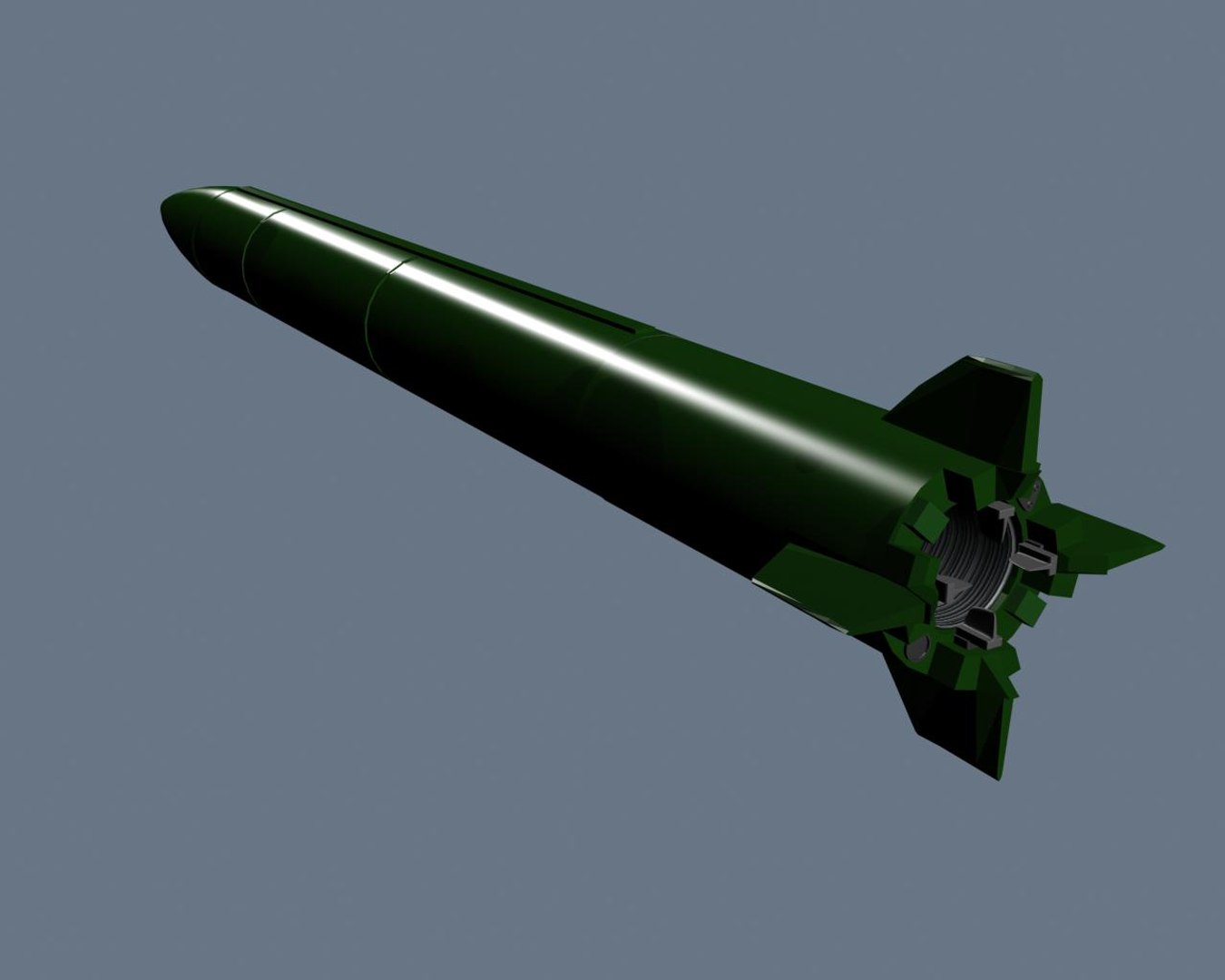 Scud B Missile 3d Model