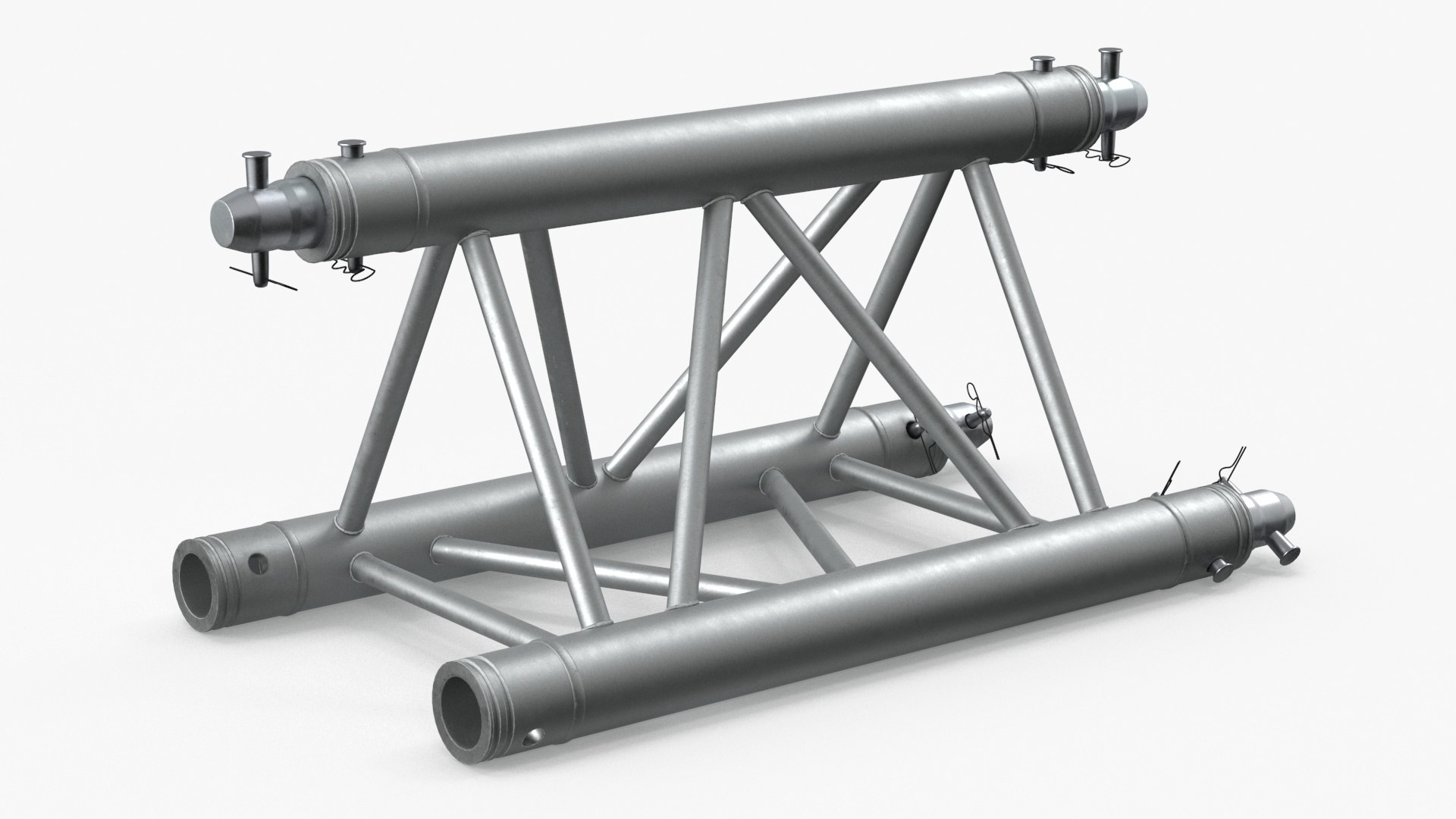 Triangular Truss Modular Straight 3D model preview