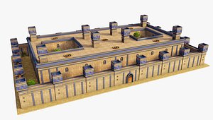 Babylon Palace Fortress 3D model