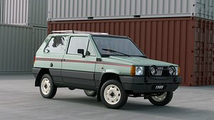 1985 Fiat Panda 4x4 Edizione Limitata 3D model