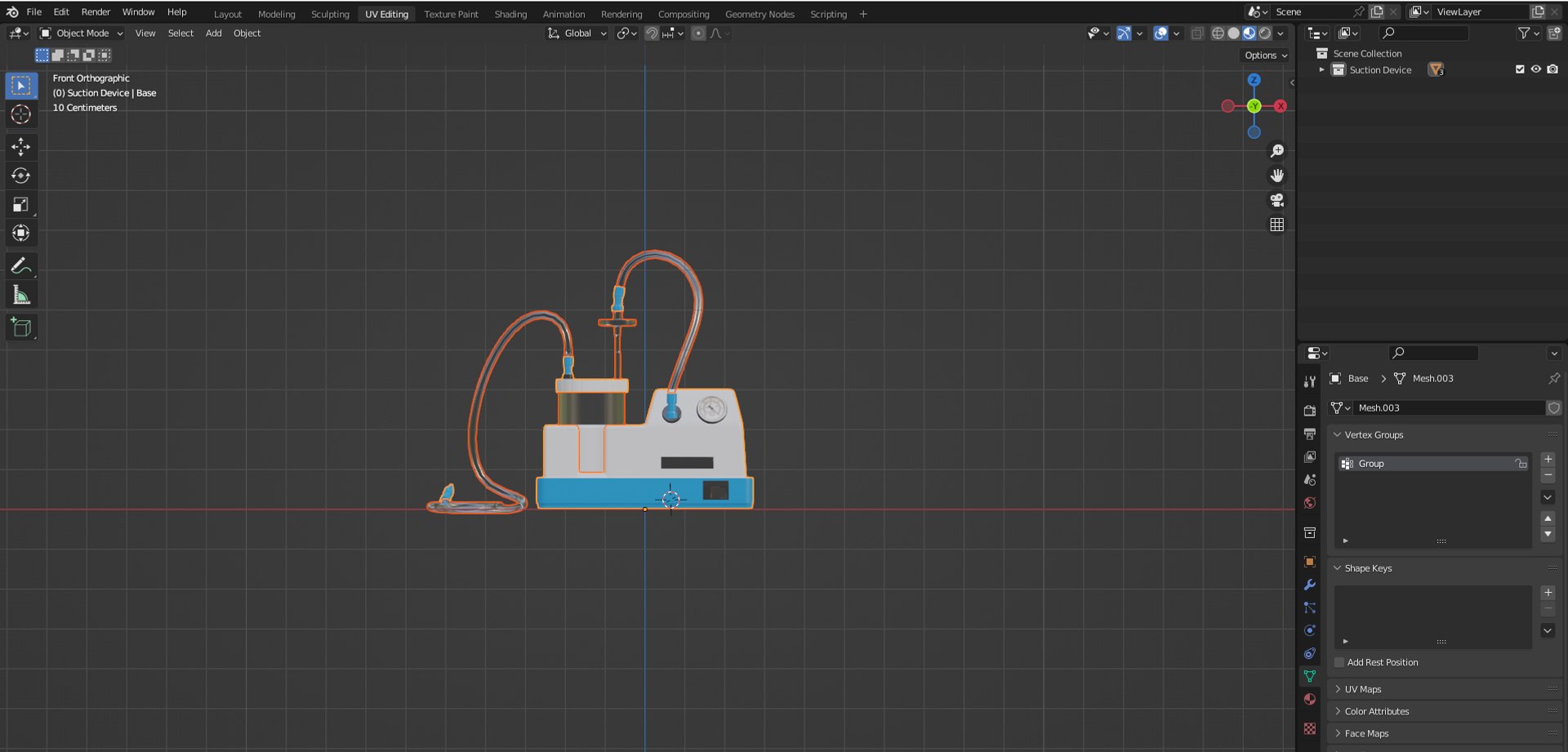 Suction Machine Model 3D Model - TurboSquid 2056628