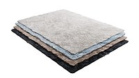 Carpet with a long nap in 4 colors