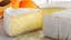 Wine Serving Set with Brie Cheese and Apricot Slices