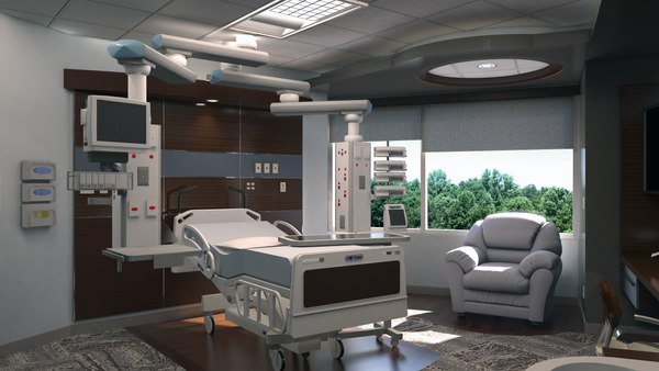 icu intensive care unit 3d 3ds