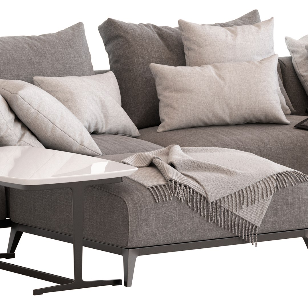 3D Flou Oliver Sofa type5 model - TurboSquid 2179045