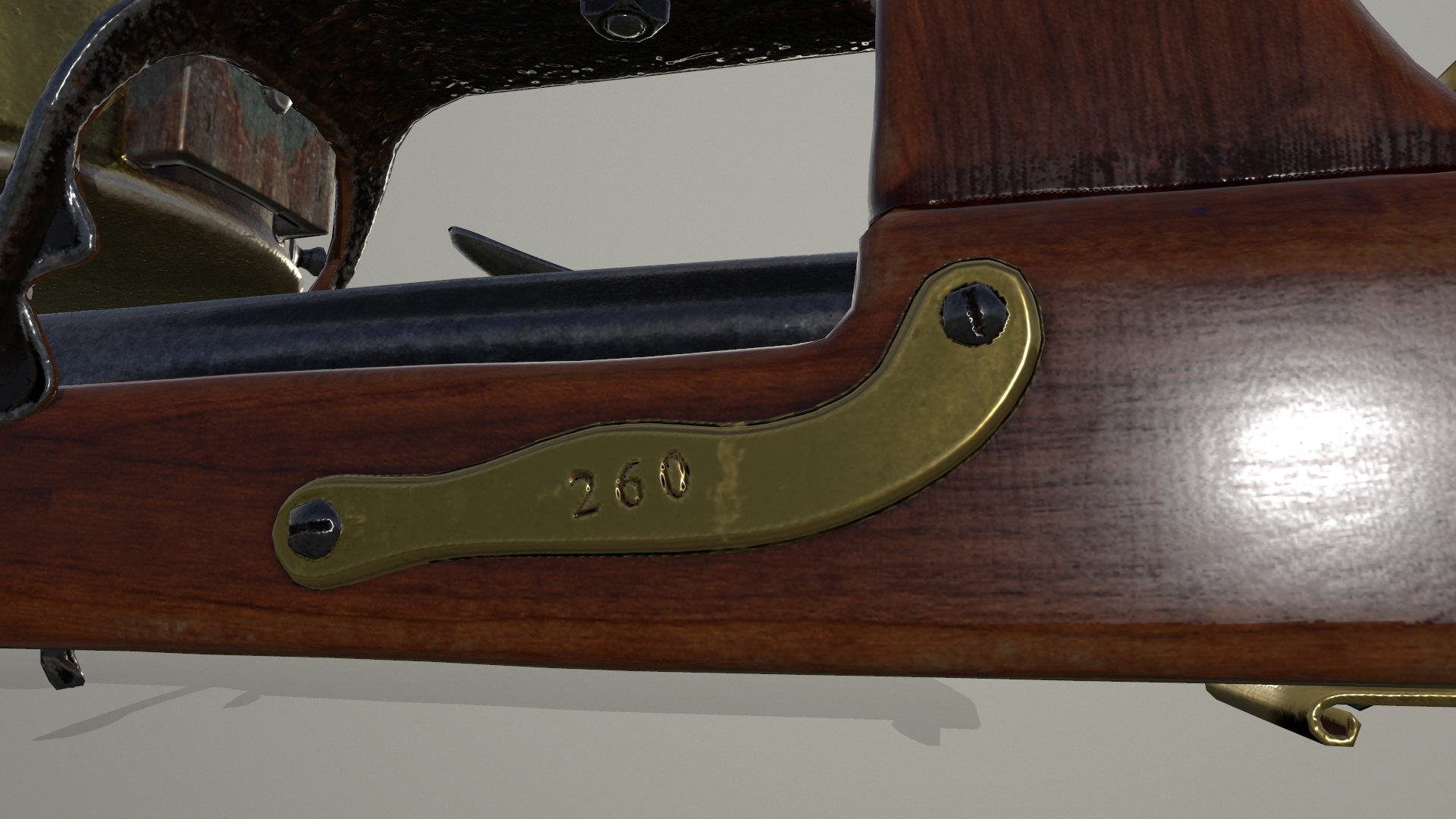 3D flintlock pistol model - TurboSquid 1616746