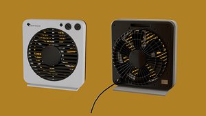 3D model Box fan