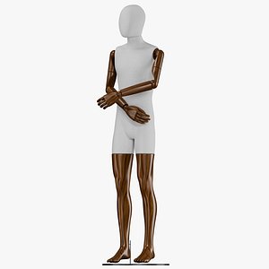 3D Rigged Sewing Male Mannequin