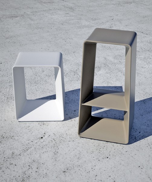 3d model air stool