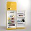 Smeg Fridge Yellow