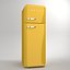 Smeg Fridge Yellow