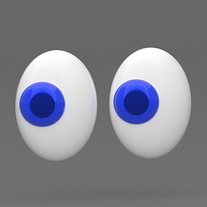Eyes Emoji Blue