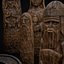 Conjunto de figuras de dioses eslavos