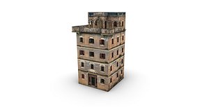 3D Chinese Fortified Tower model