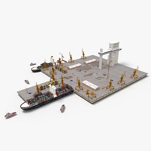 Shipping Port Industrial Harbour