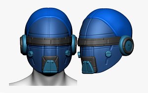 mask helmet sculpt printable 3D model